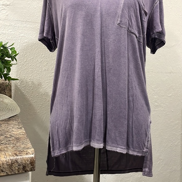 Free People Purple Tee - Picture 3 of 11